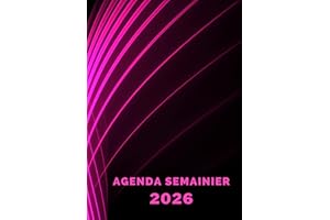 Agenda Semainier 2026: Grand planificateur professionnel pour l'organisation de vos journées | Intervalles de 30 minutes de 7