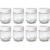 Euro Cuisine Glass Jars for Yogurt Maker, Set of 8