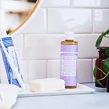 Dr Bronner's Organic Lavender Castile Liquid Soap 237ml Relaxing Vegan view 3