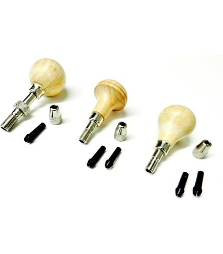 Pin Vice Tong With Wooden Handle (Graver Chuck) – Includes Extra Collet For Precision Work 7 thumbnail image