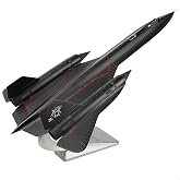 NUOTIE 1/72 Scale SR-71a Blackbird Metal High-Altitude Reconnaissance Model | Aircraft Military Diecast Plane Model for Collection or Gift