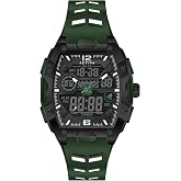 Invicta Digital Essentials Men 50mm Metal Black Black+Green dial PC21S Quartz