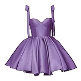 Bddhkw Lavender Off Shoulder Short Homecoming Dress
