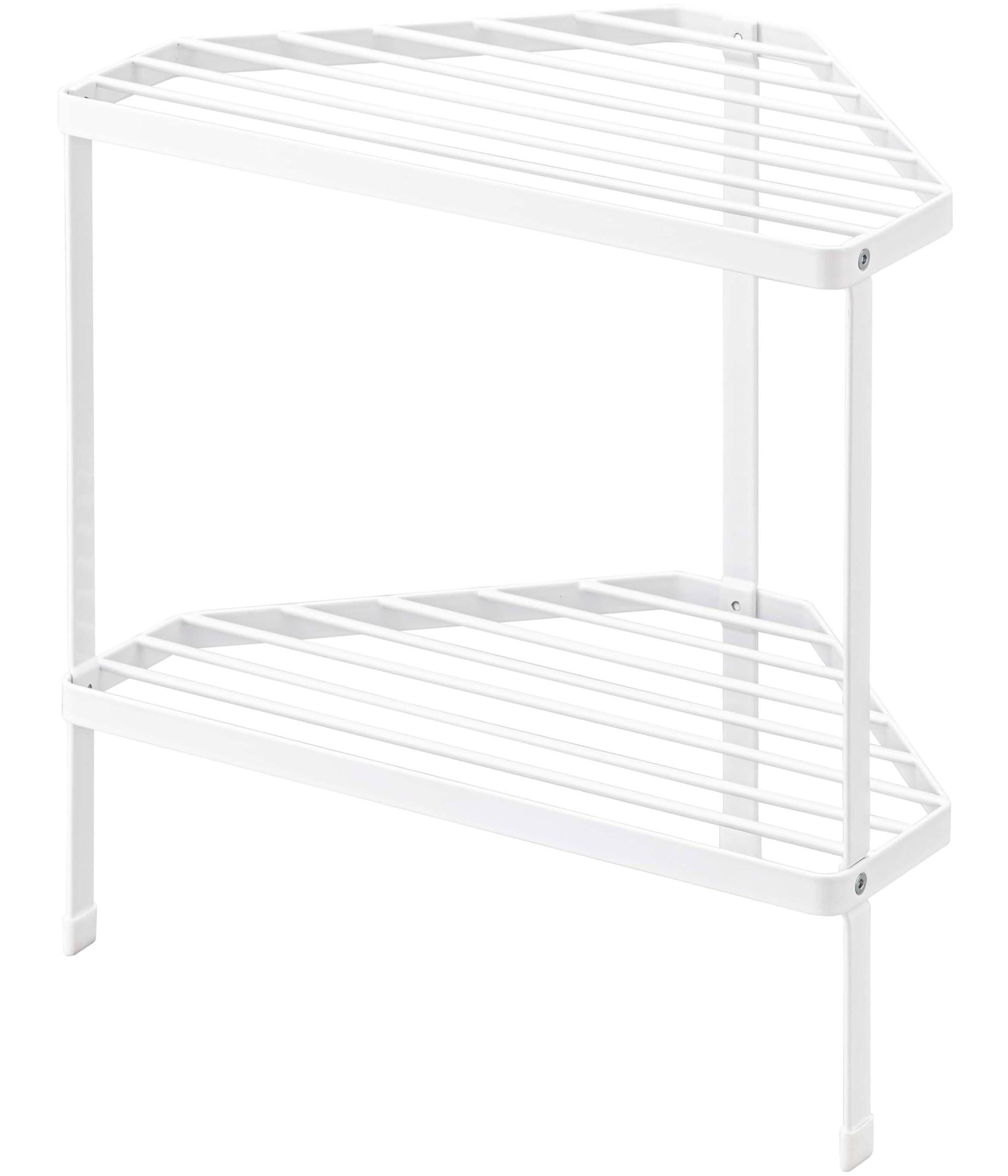 山崎実業 コンロコーナーラック ホワイトの商品画像