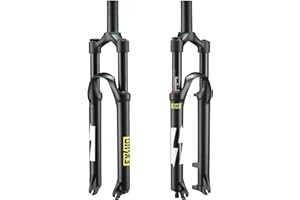 NERO CYCLE 27.5/29 Air MTB Suspension Fork, Travel 120mm Rebound Adjust Straight/Tapered Tube 28.6mm QR 9mm Manual/Remote Lockout Mountain Bike Forks, Ultralight Gas Shock XC Bicycle