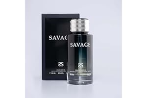 Symphony Perfume SAVAGE Eau De Parfum, 100ml 3.4oz, Sauvage CD, Luxury for Men, Long Lasting, Woody, Aromatic Fresh Masculine
