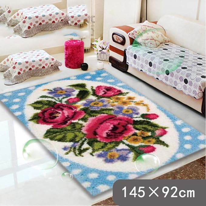 Latch Hook Kits Rug Crochet Yarn Kits Latch Hook Kit Embroidery Large