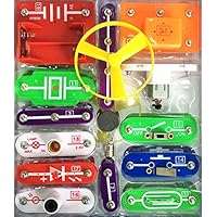 Liyic 58 DIY Circuits for Kids,Kids Circuits,Kids Circuit Kit,Science Experiments for Kids,Science Experiments Kits for Kids,Electronic Building Block Kit,Science for Kids,Educational Science Kit Toy