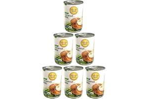 Four Elephants Unsweetened Organic Coconut Milk -13.5 Fl Oz (Canned Pack of 6) - Non-GMO, Gluten Free, USDA Organic, Kosher Certified, Easy Lid Opener
