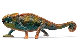 Schleich Wild Life Realistic Color-Changing Chameleon Figure - Wild Animal Toy Figurine, Durable for Education and Imaginative Play for Boys and Girls, Gift for Kids Ages 3+