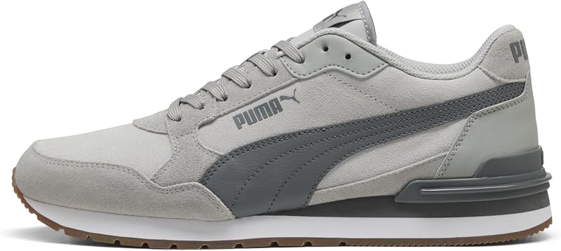 Erwachsene ST Runner v4 Suede Sneakers 46, Cool Light Gray Slate Sky Echo White Gum — Foto 3 von 7
