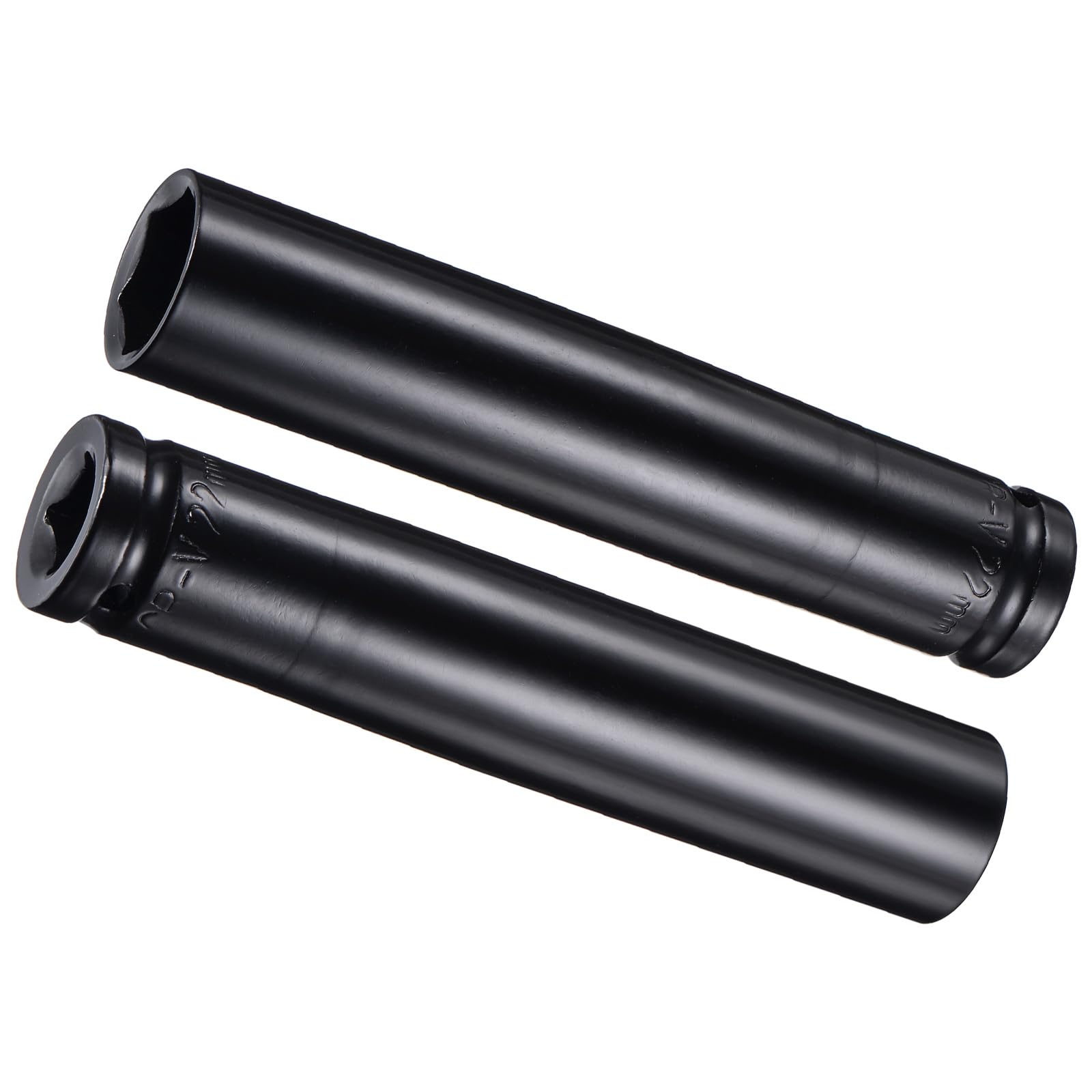 CoCud Deep Impact Socket, 1/2" Drive 22mm Socket, CR-V Steel Rounded Corner Design 6-Point Deep Impact Socket - (Applications: for Screw Removal), 2-Pieces