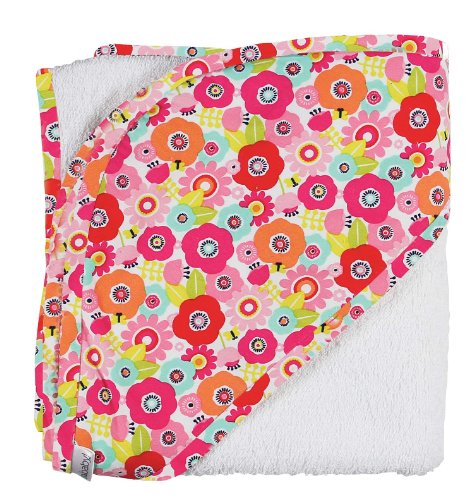 C.R. Gibson Hooded Towel and Washcloth Set, Cutie Pie