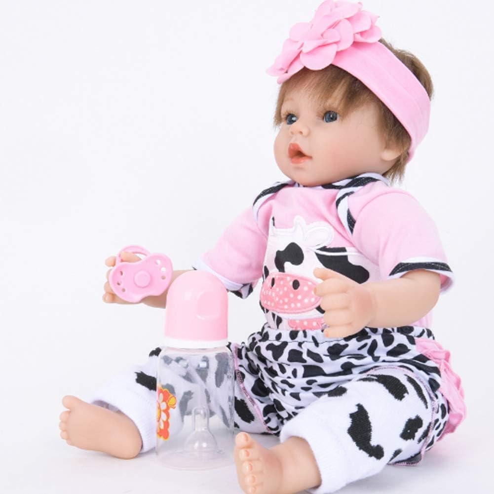 Prezzo Reborn Baby Doll Sembra Davvero Felice 55cm Ragazza Vinile Silicone Ragazza Compleanno Bambole Regalo di Natale Offerte