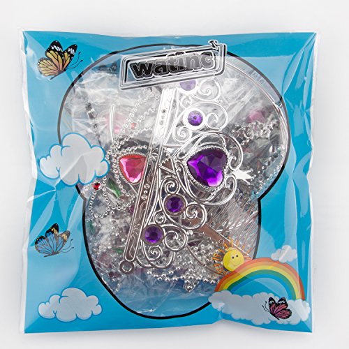 image for WATINC Princess Pretend Jewelry Toy,Girl’s Easter Tiara Dress Up Pla