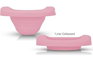 Kalencom Potette Plus Reusable Collapsible Travel Potty Liner for Home Use (Pink)
