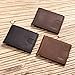 Front Pocket Wallets for Men Slim RFID Bifold Minimalist Money Clip Card Case -Made From Full Grain Leather Pabin(Charcoal Black)
