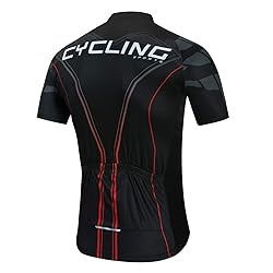 Cycling Jersey Men, Summer Short Sleeved Bike