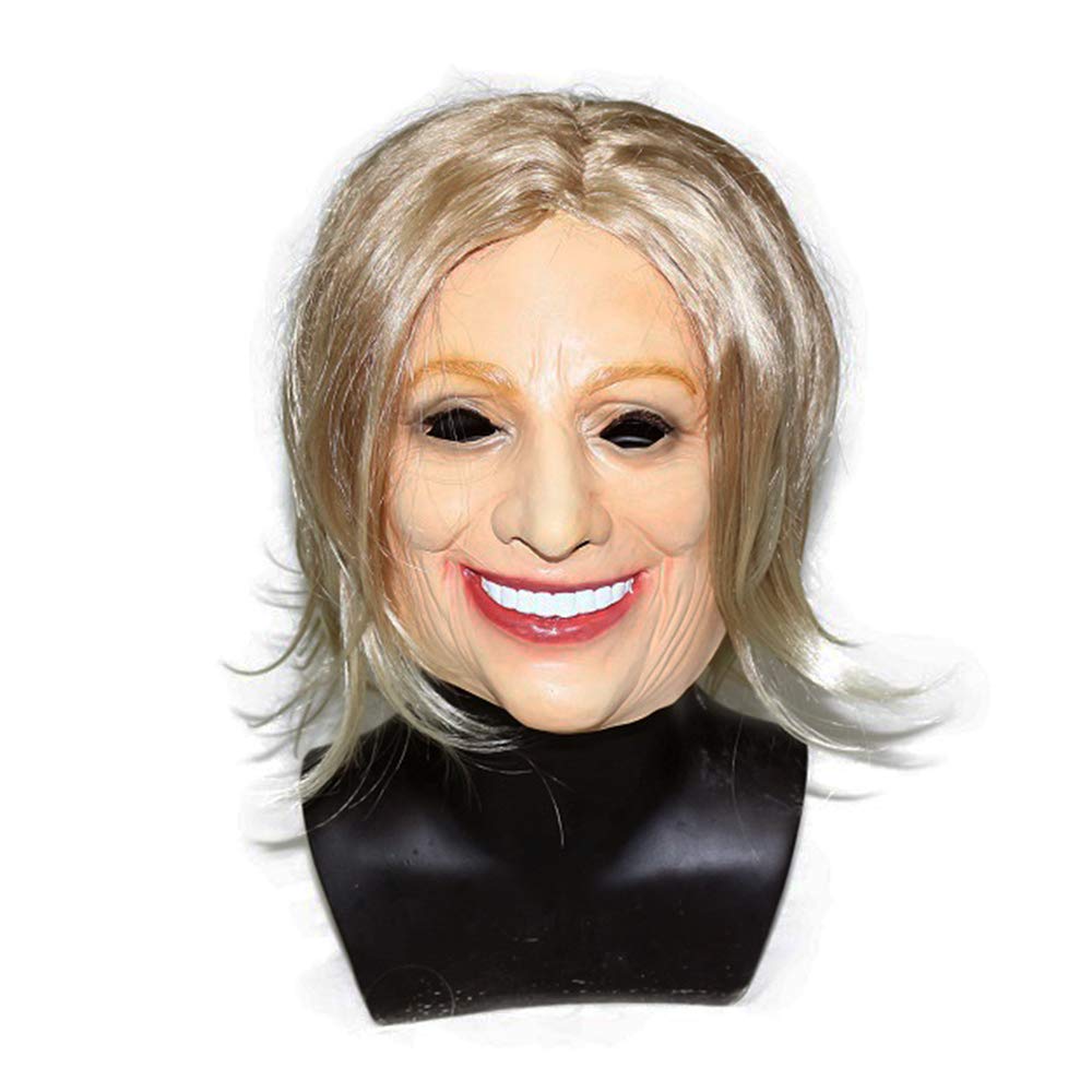 Hillary Clinton Mask Celebrity latex mask American President Politician Fun for Events and Parties Fun Halloween Party Dress Up USA