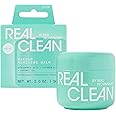 Real Techniques Real Clean Face Erase Makeup Removing Balm, Hydrating Makeup Cleansing Balm, Remove Stubborn Makeup, Hyaluronic Acid Moisturizes & Vitamin A Helps Exfoliate, 2 fl. oz Jar