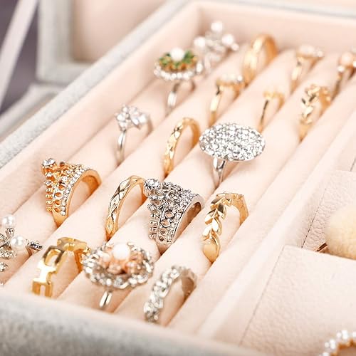 Mebbay Layer Jewelry Organizer Box, x x Velvet