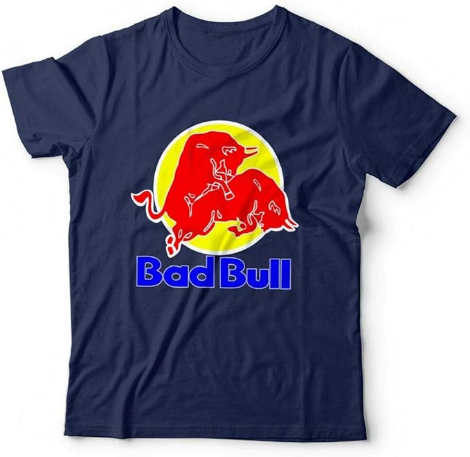 Short Sleeve Shirt Tshirt Bad Bull Tshirt Unisex Funny Logo Parody