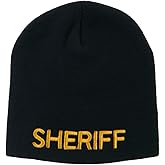 e4Hats.com Sheriff Military Embroidered Beanie