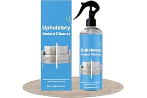 Fabric Cleaner - 120ml Quick Dry No Rinse Cleaning | Waterless Upholstery Cleaner for Furniture | for Home Bedroom Living Roo
