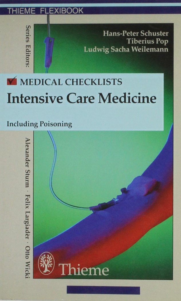 Checklist intensive care medicine including poisoning
