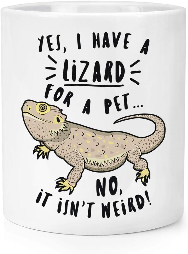 Yes I Have A Lizard for A Pet Makeup Brush Pencil Pot