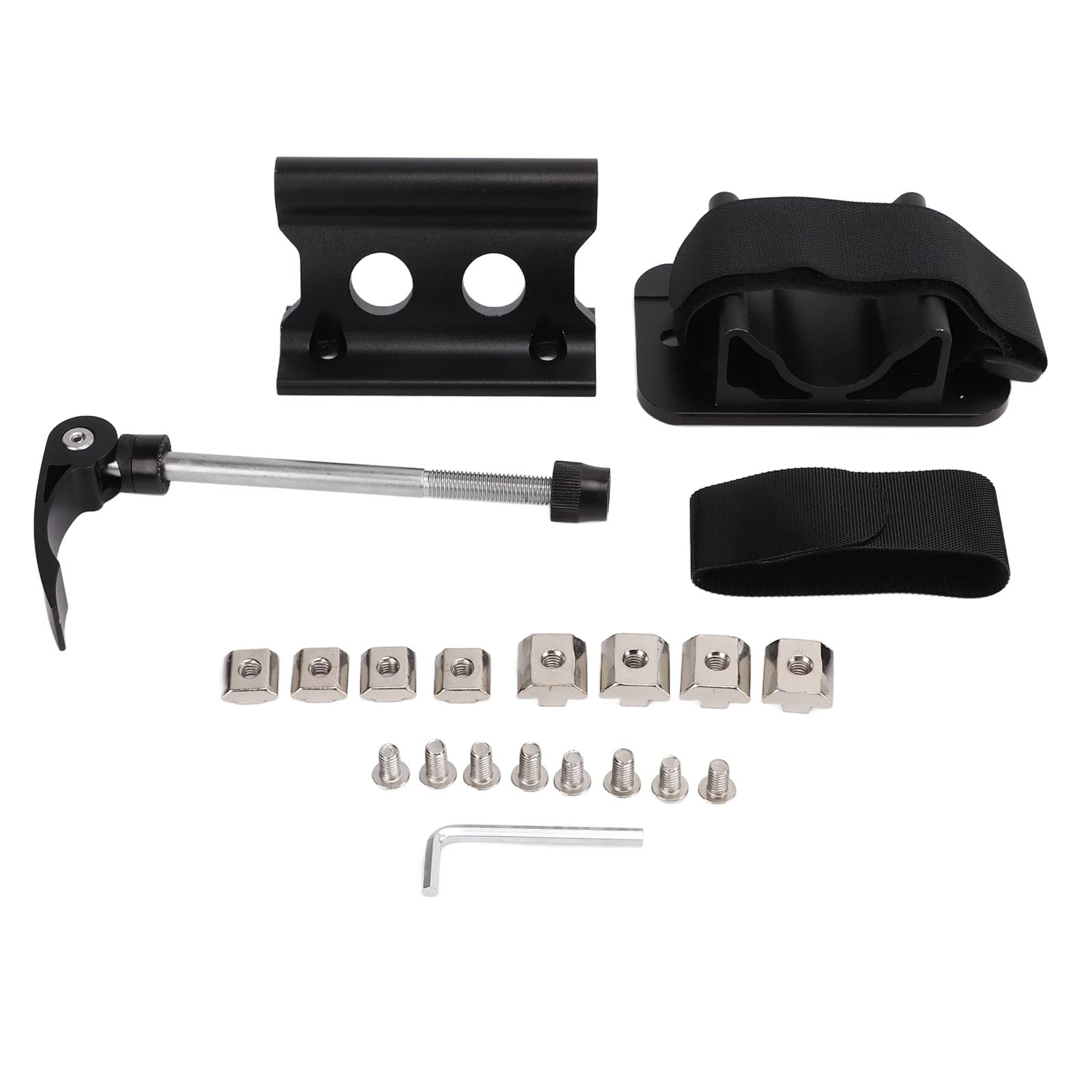 BOROCO Bike Fork Mount,Black Fork Mount Bike Rack with Fixed Clip, Quick Release Car Bike Rack for Road Bike and Mountain Bike Transportation Storage