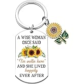 Uerifr Farewell Gifts for Coworkers Best Co Worker Leaving Gifts for Women Retirement Gift 2026 Retirement Keychain Ideas Retired Gift for Boss Employee Teacher Friend Cute Sunflower Keyring