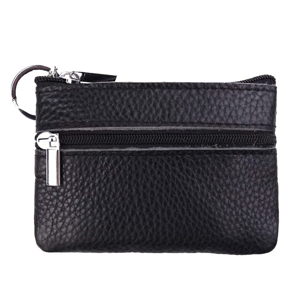 MYLB Mini Coin Purse Holder women's Wallet Leather Purses for Women, Kids Zipper Pouch with Key Ring