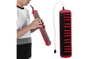 Blue Melodica, Melodica, Highquality Materials Strong and for Show Melodica Lovers Beginner Training (Red)