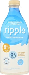 Ripple, Pea Milk, Original, Unsweetened, 48 Oz