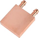 Yunir Pure Copper Water Cooling Block 40mm GPU CPU Liquid Cooler Heat Exchanger view 9