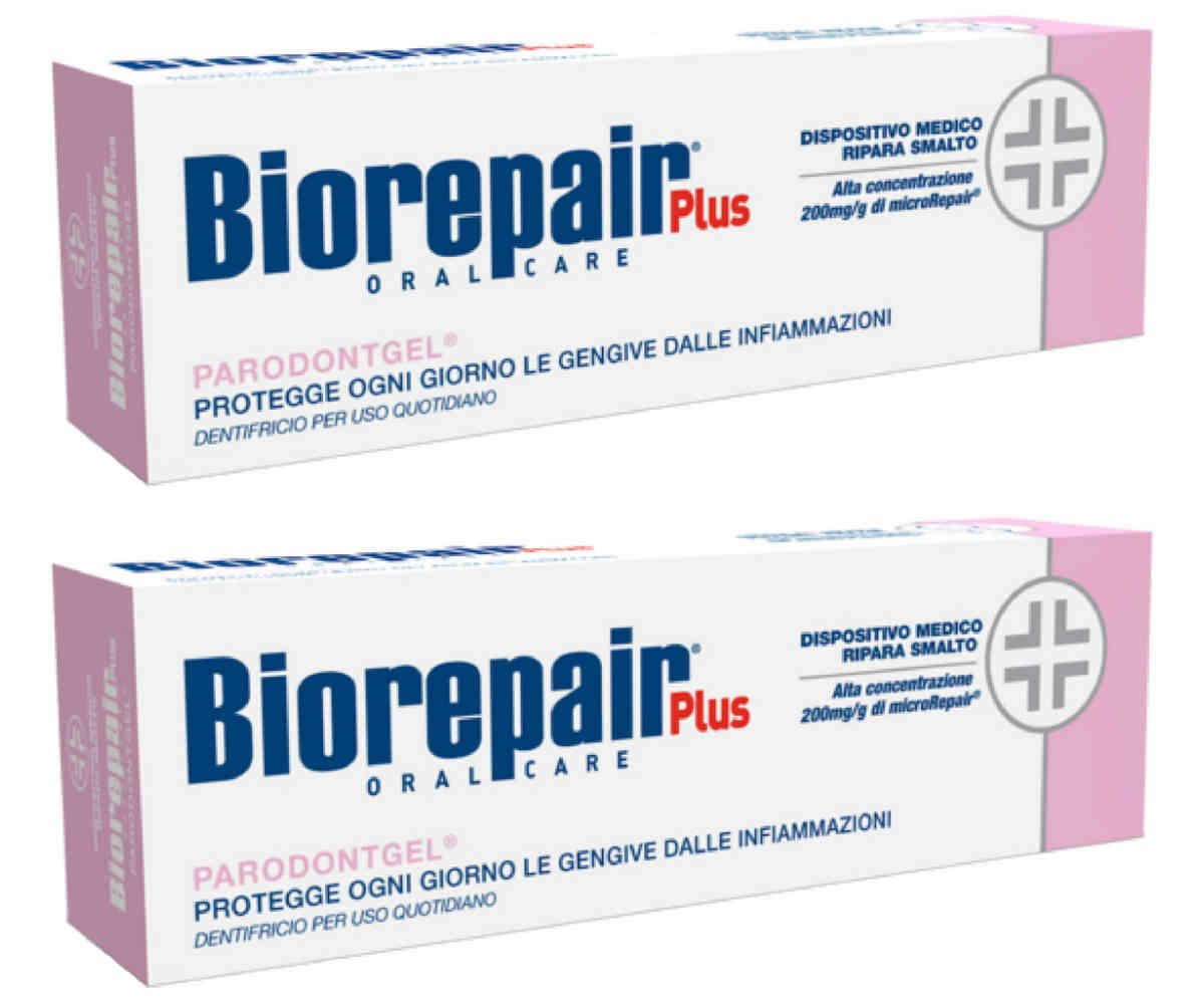 Biorepair Parodontgel Daily Toothpaste 2.54fl.oz 75ml,Pack of 2
