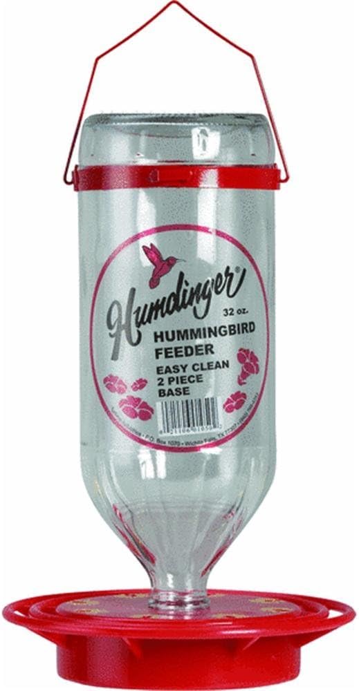 Amazon Com Turbine 105 Hummingbird Feeder Glass 32 Oz Red