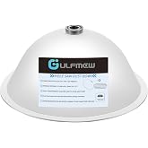 Gulfmew 1 Pack Drill Dust Bowl &amp; Hole Saw Dust Bowl for Drilling, Installing Recessed Lights and Works with All Hole Saws, Silicone Transparent Drill Sawdust Collector, Adds Bearings for Durability