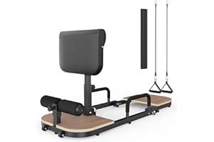 BEKING Hip Thrust Machine Sissy Squat Machine ,Adjustable Deep Squat Bench Glute Workout Station Sit Up & Push Up Leg Exerciser Fitness Equipment for Home Gym Use