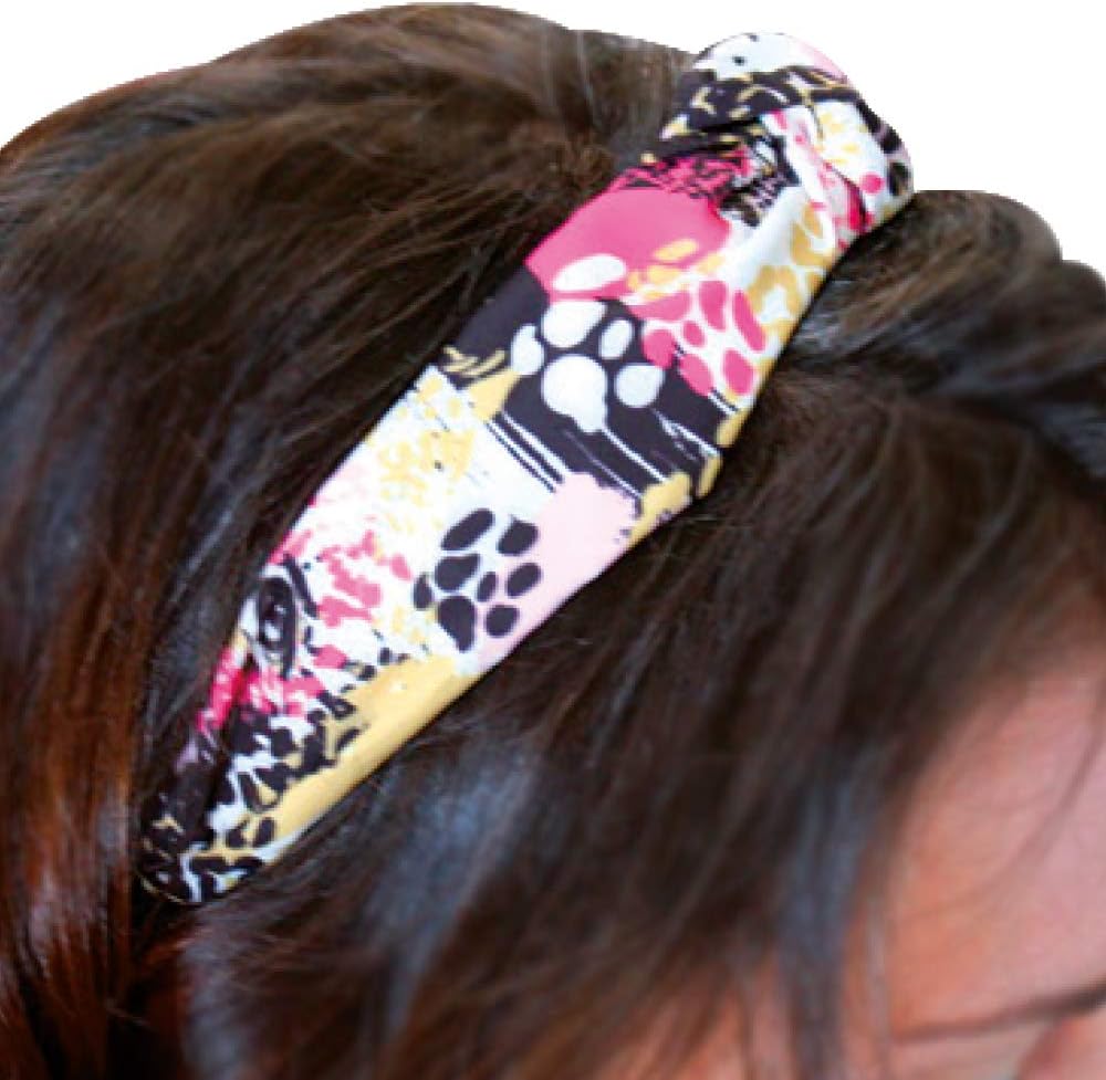 Cross Headband Jaguar Hair Accessories One Size, Floral - Image 3