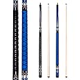 Joovon Pool Sticks Set of 4 and Pool Sticks Set of 2 with 13mm Cue Tip 58" Pool Cue with Rubber Anti-Skid Sleeve