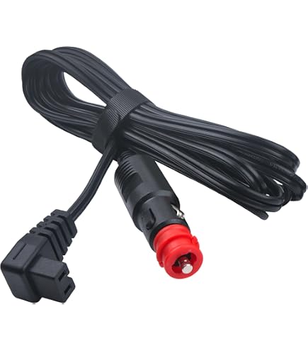 12V Car Refrigerator Power Cord 9.8FT - Universal DC Cable For Portable Fridges & Freezers