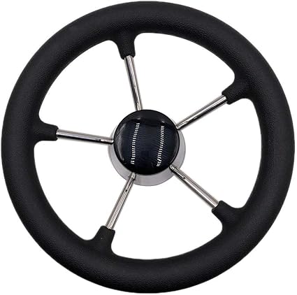 Tubayia 5 Rayons 11 Pouces Volant De Bateau Volant De Bateau Volant De Bateau Pour Bateau Yacht Pontonboot Etc Amazon Fr Sports Et Loisirs