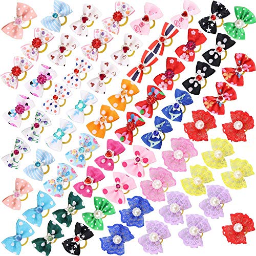 Comsmart 60-Piece Dog Bows