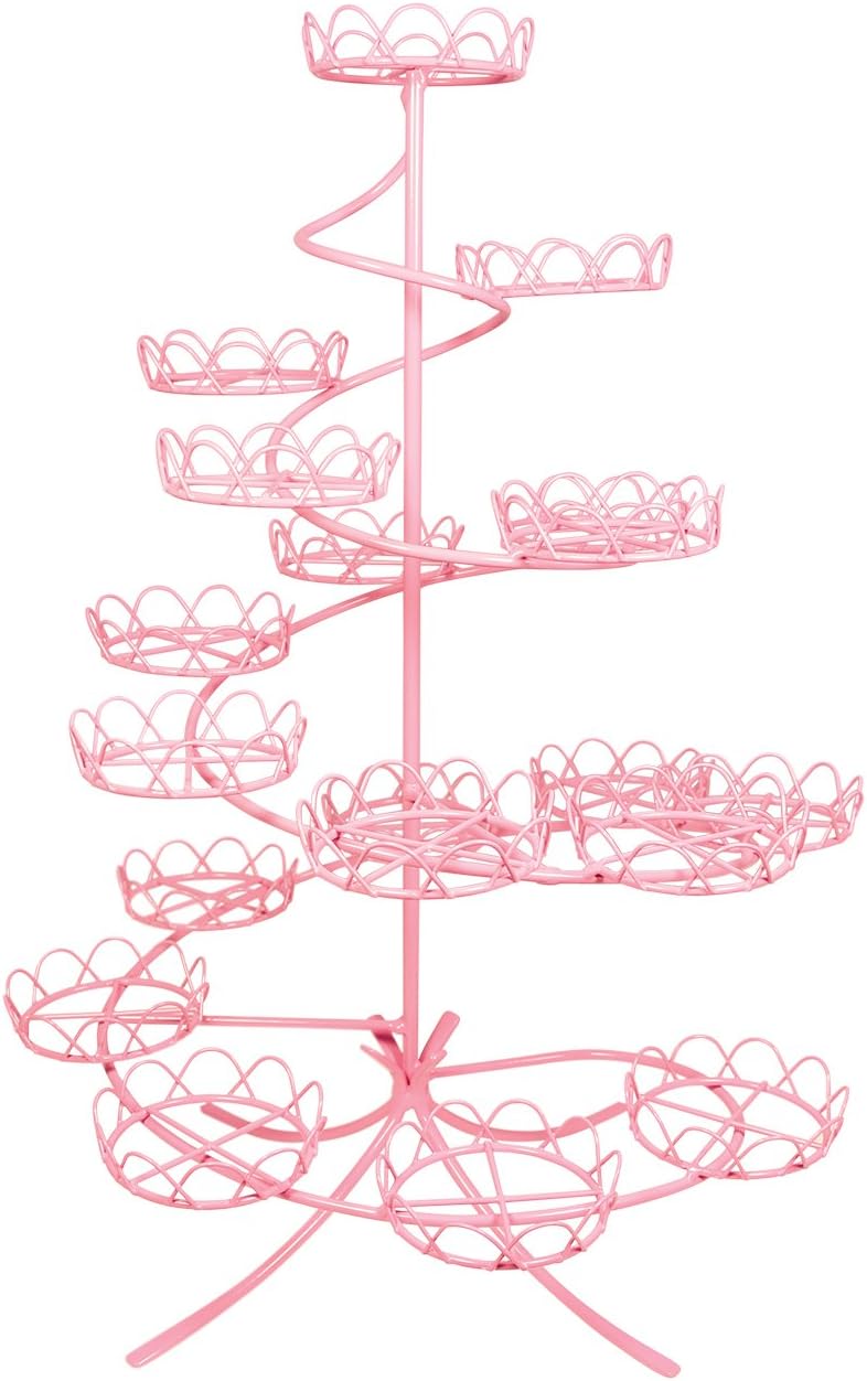 PME Pink Wire Coated Cupcake Stand, 32 x 32 x 46 cm