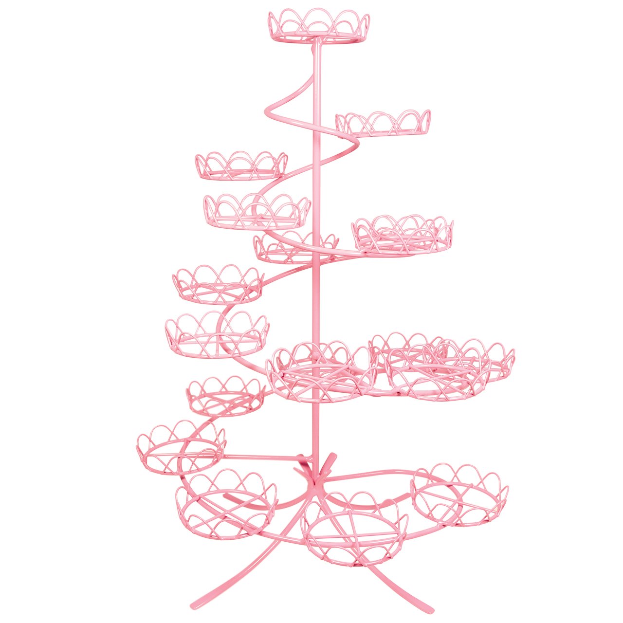PME Pink Wire Coated Cupcake Stand, 32 x 32 x 46 cm