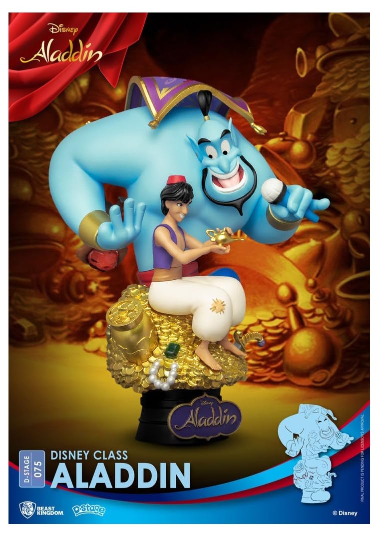 Beast Kingdom Disney Classic Aladdin Diorama Stage D-Stage Figure Statue