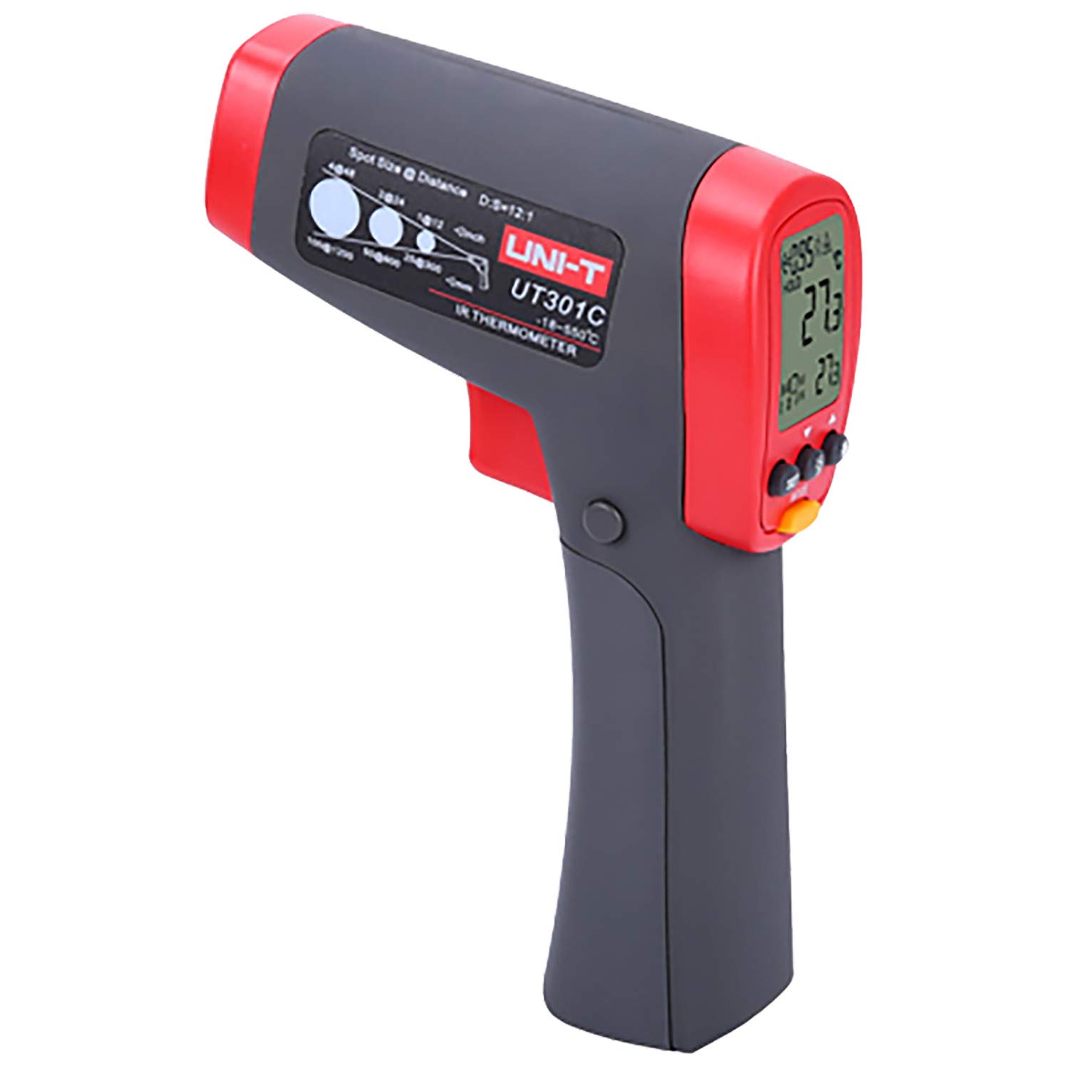Uni-T UT301C Infrarot-Thermometer IR Pyrometer Temperaturmessgerät ...