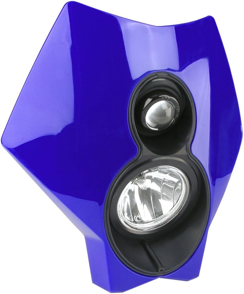 Trail Tech (37T5-70) X2 Torch Blue 70W Dual Sport Halogen Universal DOT Motorcycle Headlight